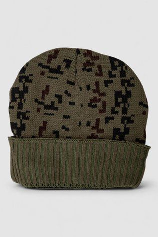Шапка чоловіча камуфляж на хутрі, колір хакі, 244RM49 116272_834008 фото