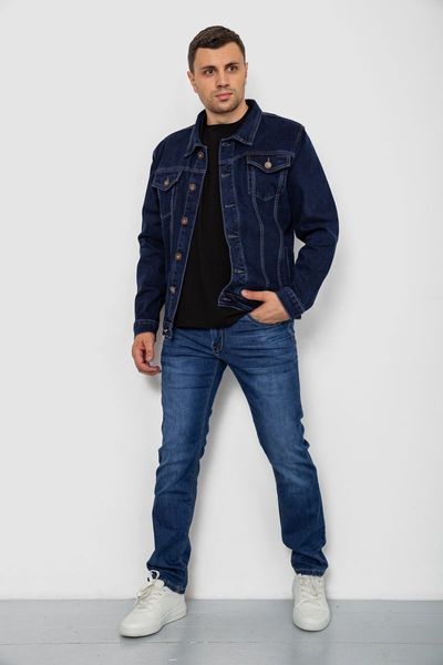 Куртка чоловіча джинсова, колір темно-синій, 244RMA005 111816_820302 фото