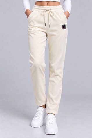 Штани жіночі на флісі, колір молочний, 243RSY-2037 138796_900128 фото
