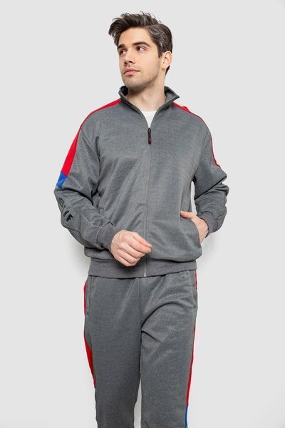 Спортивний костюм чоловічий двонитка, колір сірий, 129R5215 129456_871054 фото